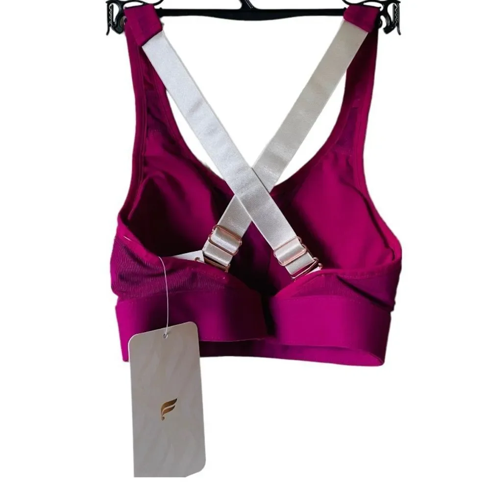 Fabletics Zoe high impact sports bra III size XXS magenta NWT